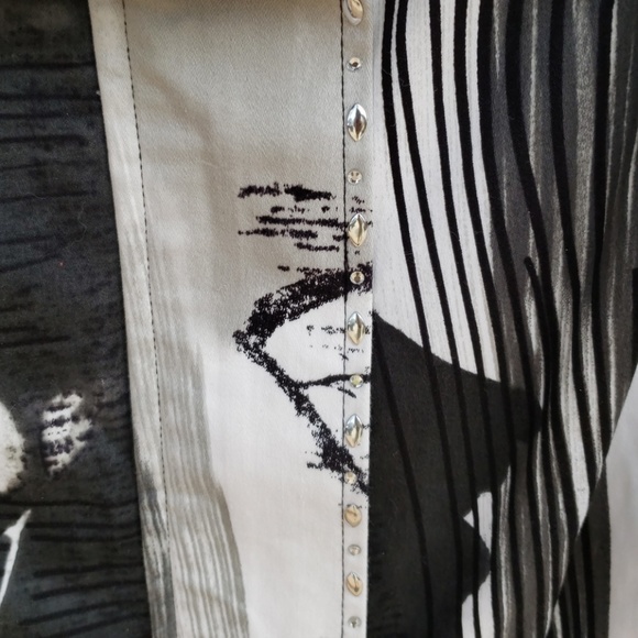 Berek Black & White Floral Jacket Large - Picture 3 of 8